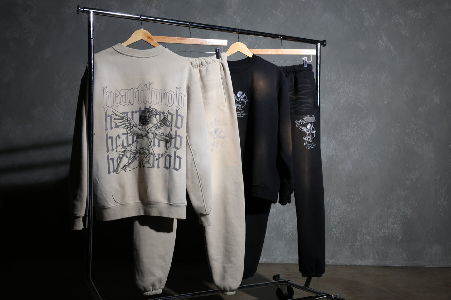 "Cherub" Stone Washed Fleece Pullover (Camel)