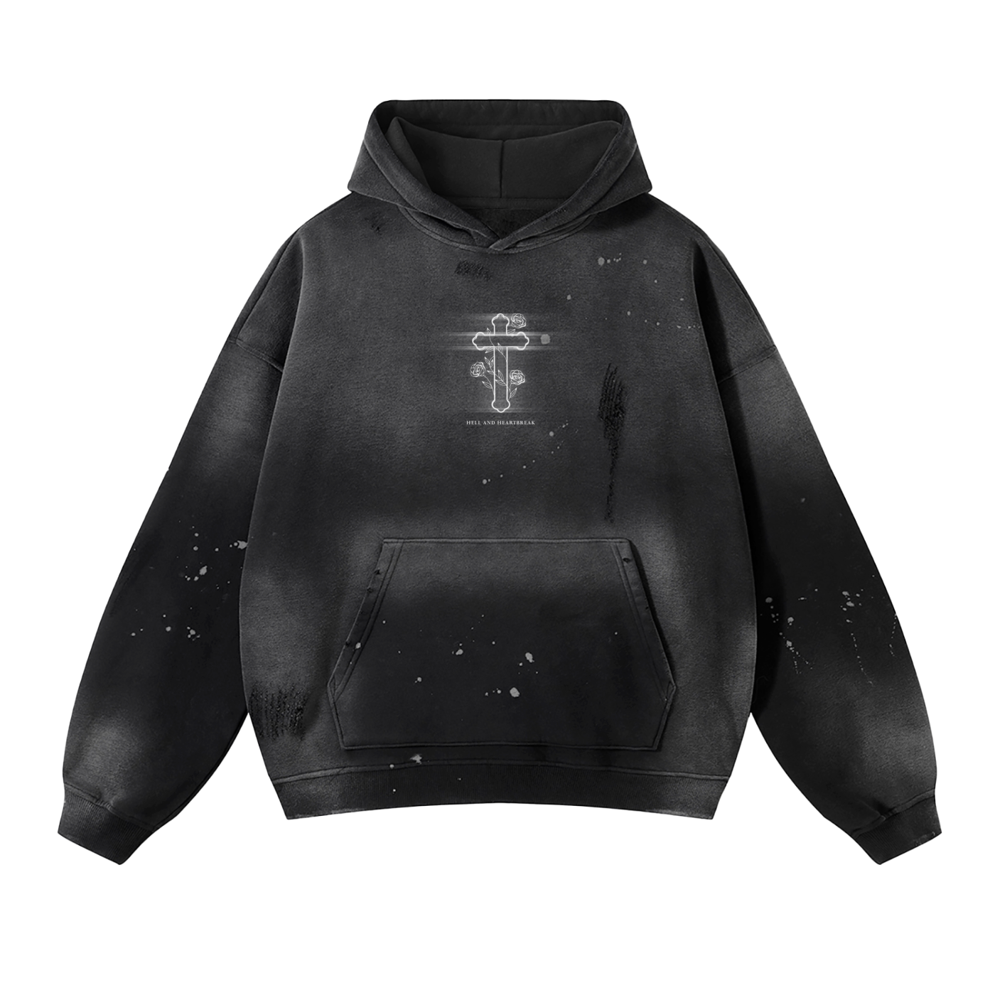 Hell and Heartbreak- Vintage Wash Hoodie