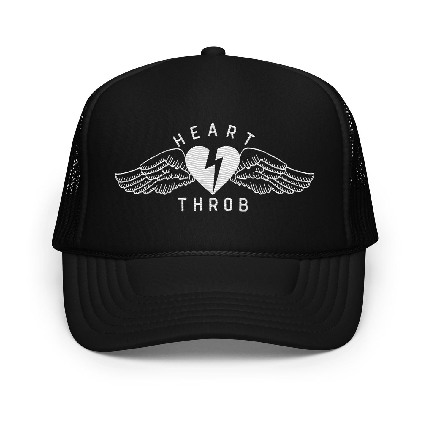 "Wings" Trucker Hat (Black)