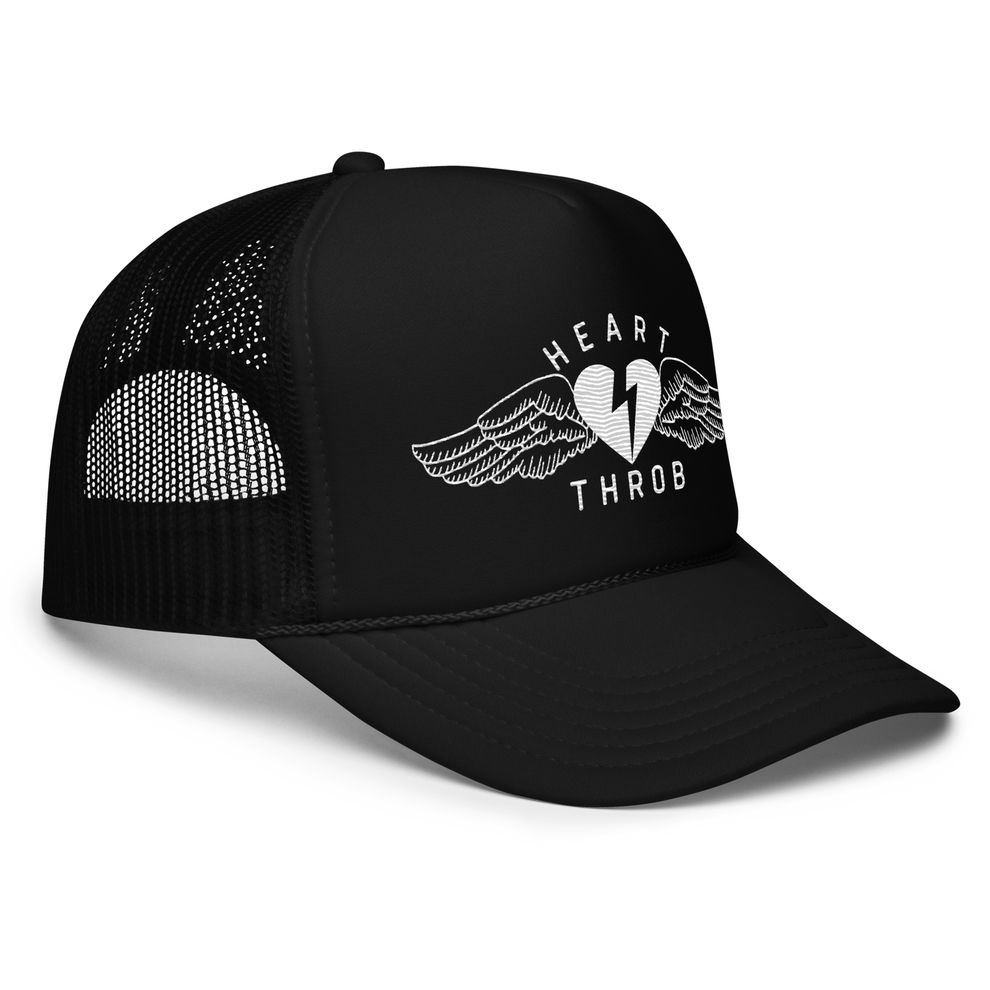 "Wings" Trucker Hat (Black)