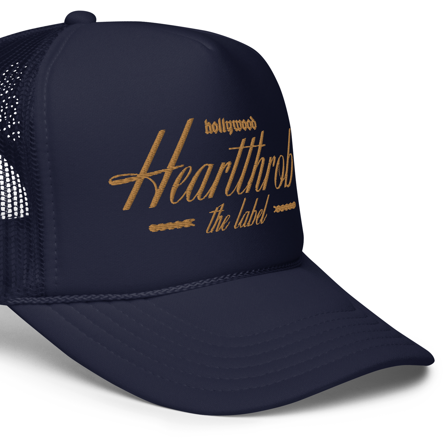 "The Chateau" Trucker Hat (Gold/Navy)