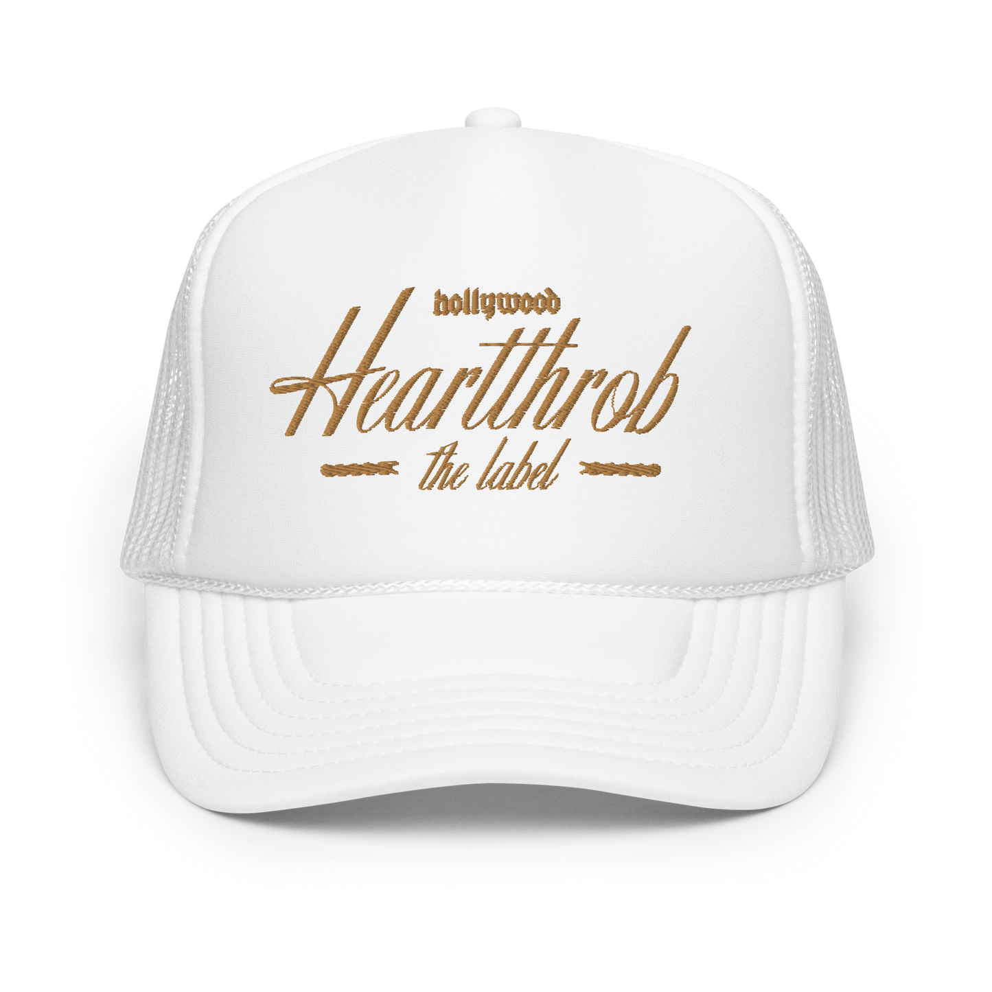 "The Chateau" Trucker Hat (Gold/White)