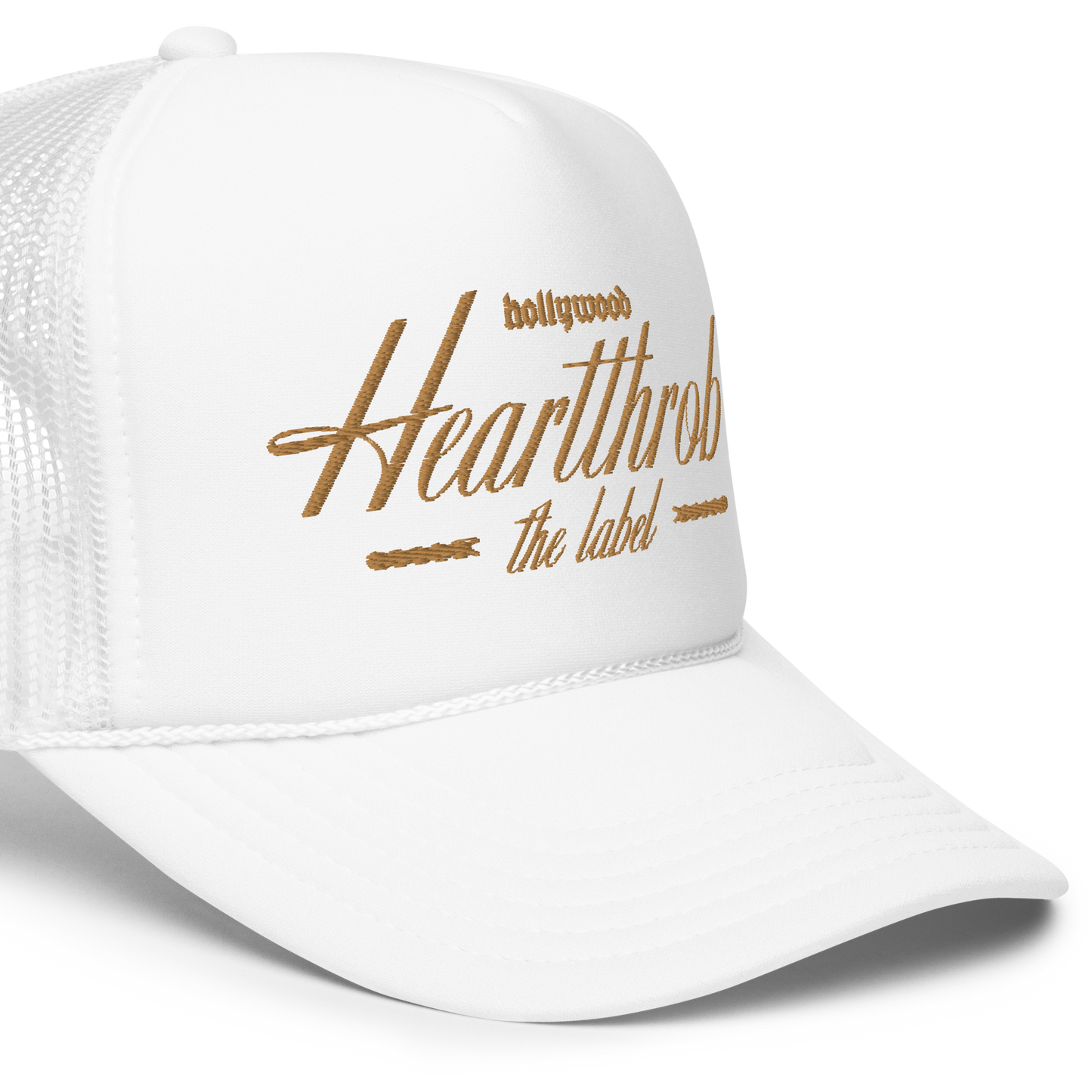 "The Chateau" Trucker Hat (Gold/White)