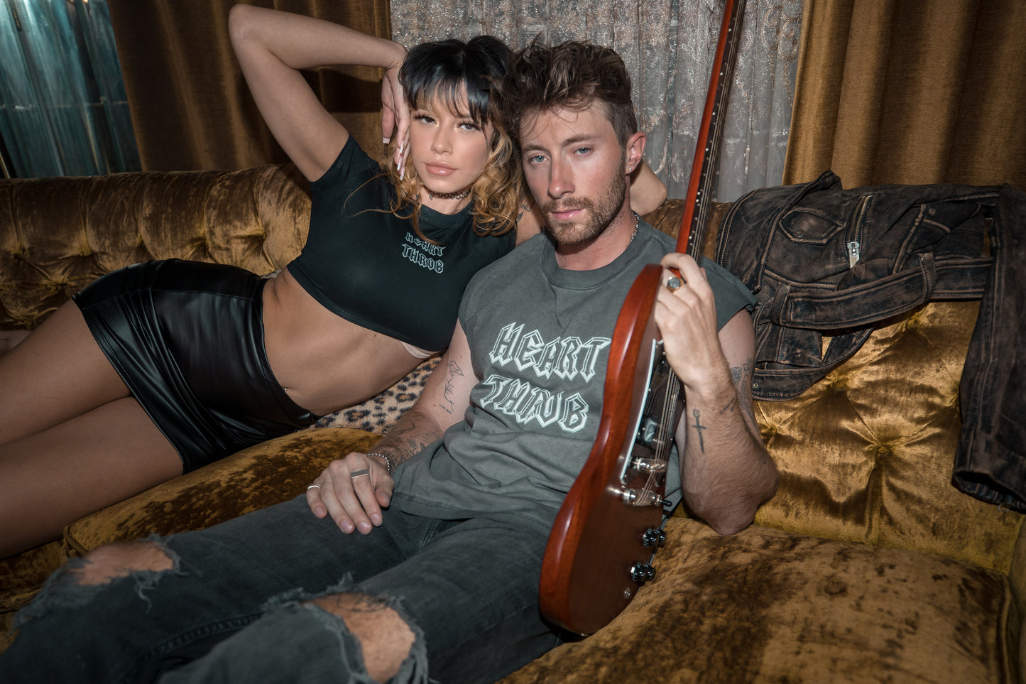 "Heavy Metal" Women's Fitted Crop Tee