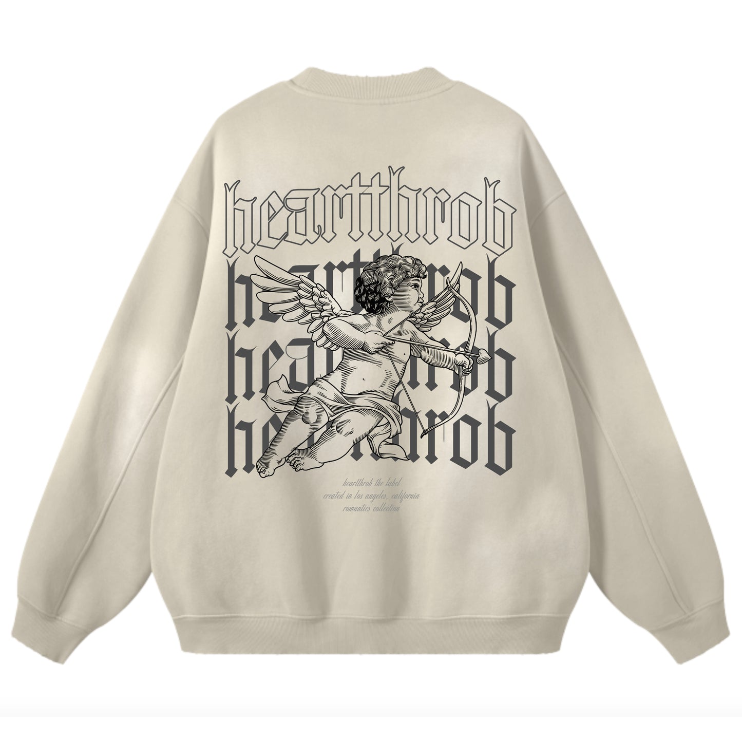"Cherub" Stone Washed Fleece Pullover (Camel)