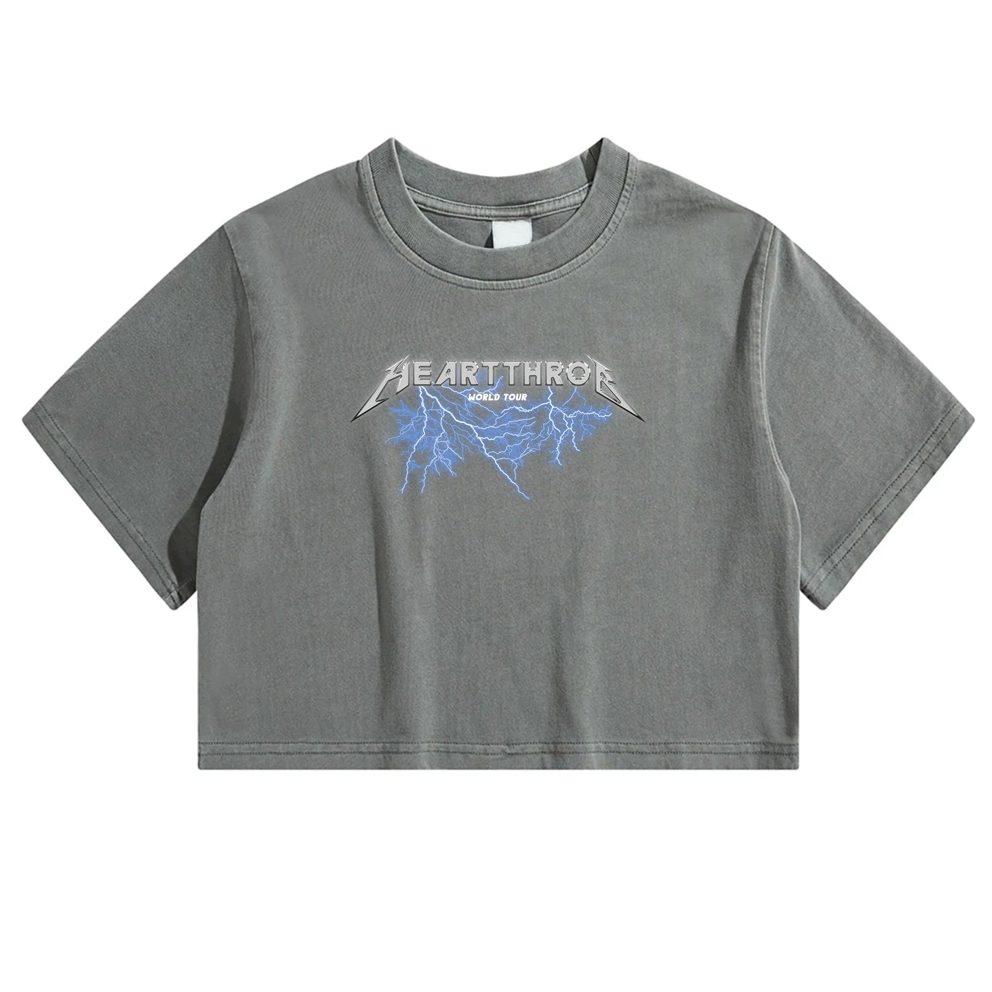 "World Tour" Women's Vintage Washed Crop Top