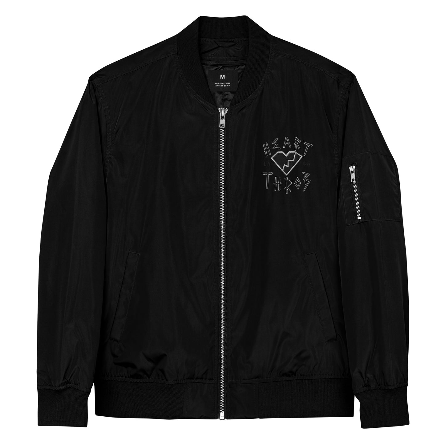 Embroidered Bomber Jacket (Black v1)