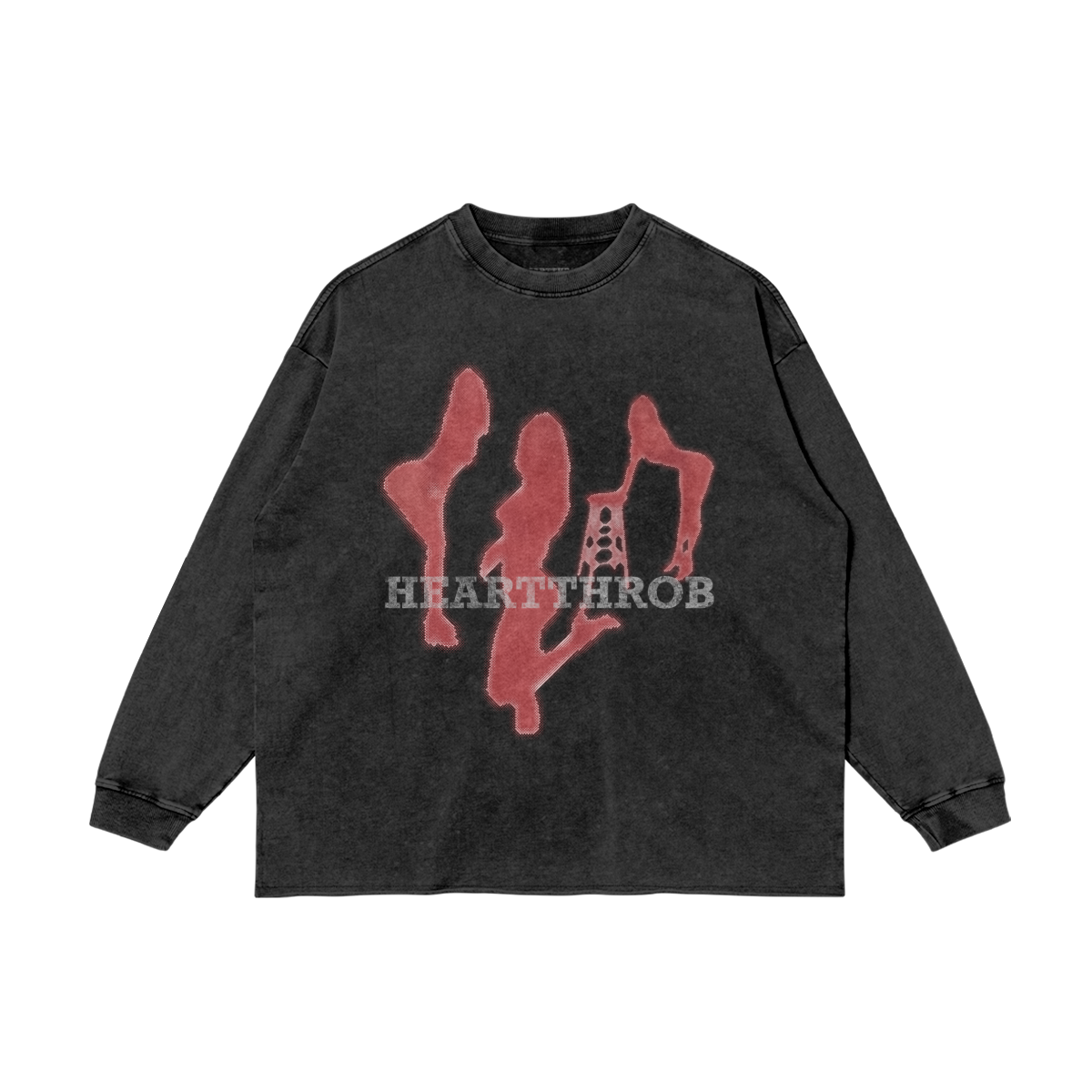 Chey Crieger "Silhouette" Long Sleeve Tee (Washed Black)