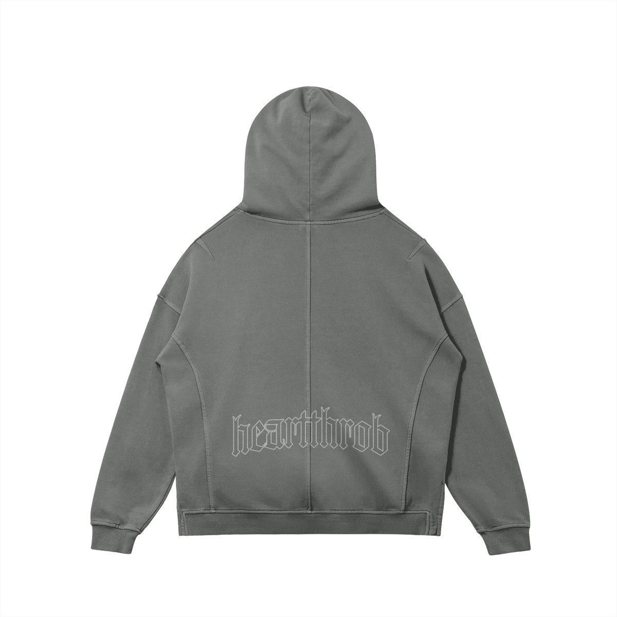 "Cherub" Hoodie (Washed Grey)