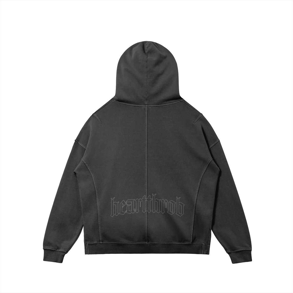 "Cherub" Hoodie (Washed Black)