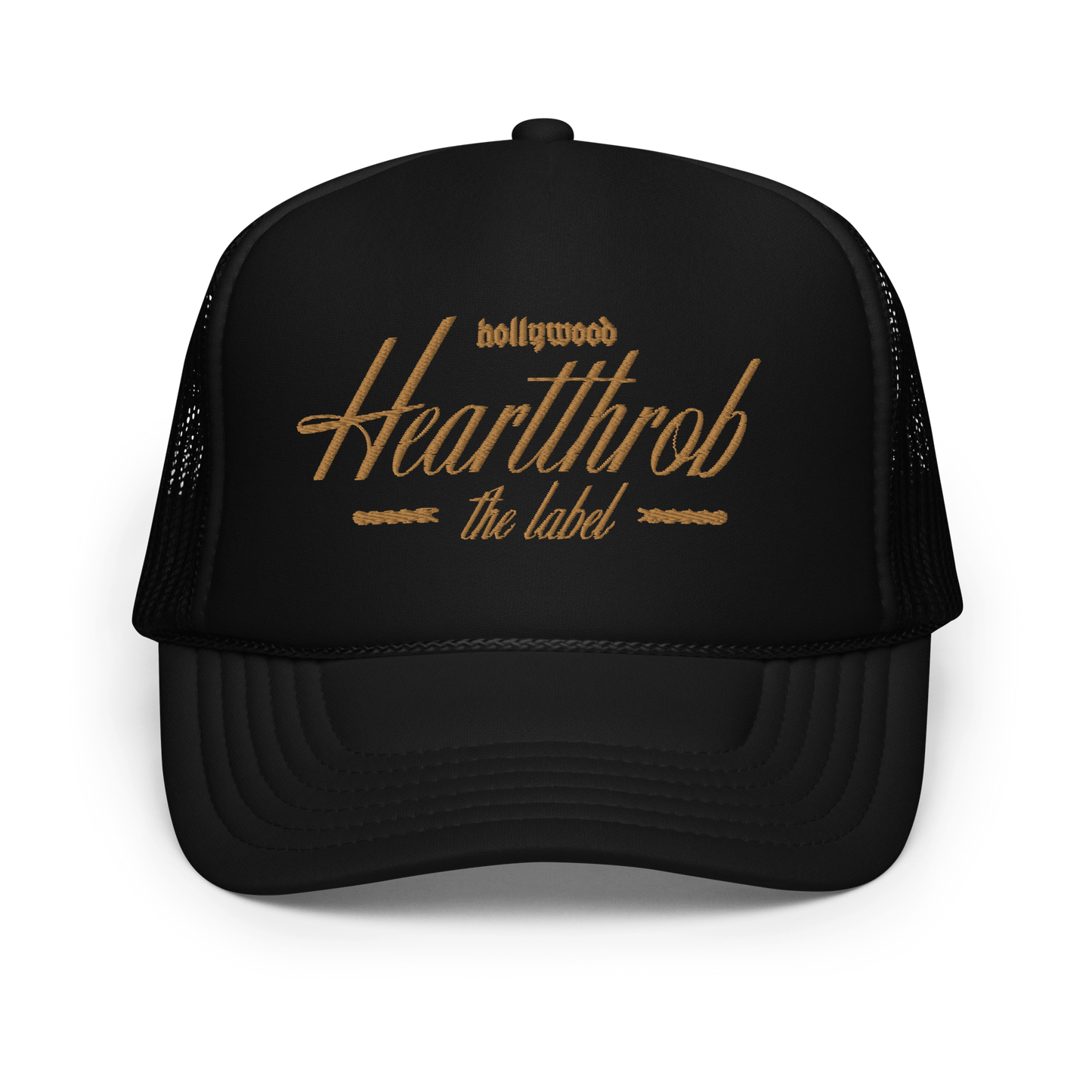 "The Chateau" Trucker Hat (Gold/Black)