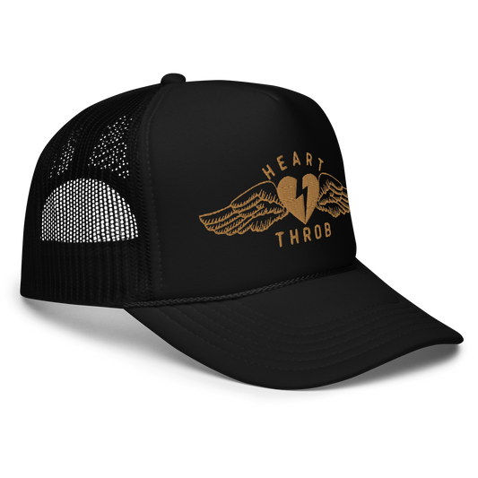 "Wings" Trucker Hat (Gold/Black)
