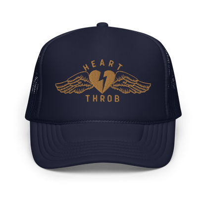 "Wings" Trucker Hat (Gold/Navy)