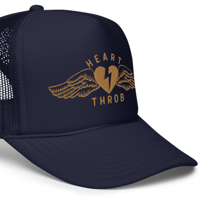 "Wings" Trucker Hat (Gold/Navy)