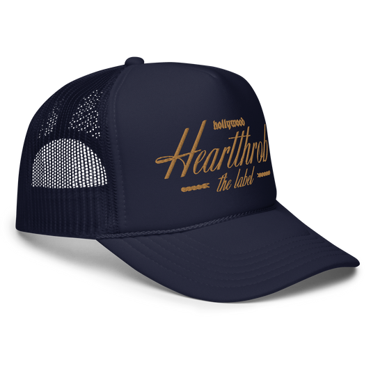 "The Chateau" Trucker Hat (Gold/Navy)