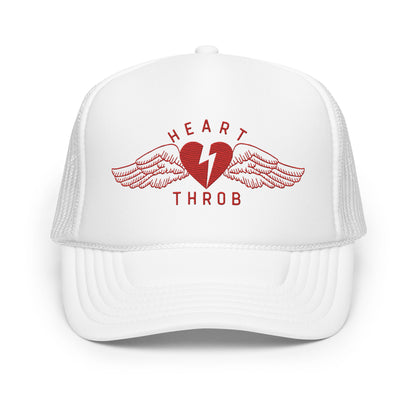 "Wings" Trucker Hat (White/Red)