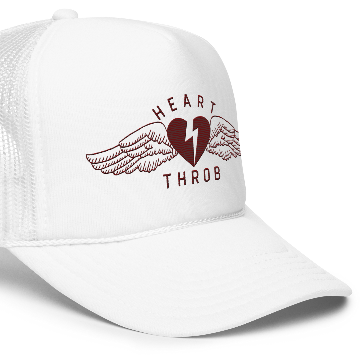 "Wings" Trucker Hat (Maroon)