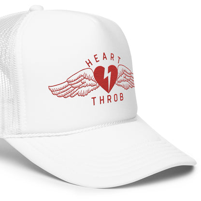 "Wings" Trucker Hat (White/Red)