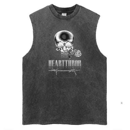 "Love N' Destruction" Snow Washed Tank Top