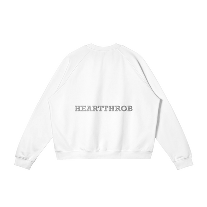 Chey Crieger "Centerfold" Crewneck Sweatshirt (White)