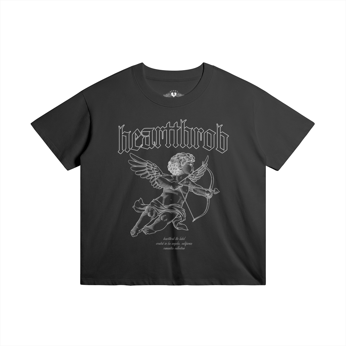 "Cherub" Tee- Large Print (Black)