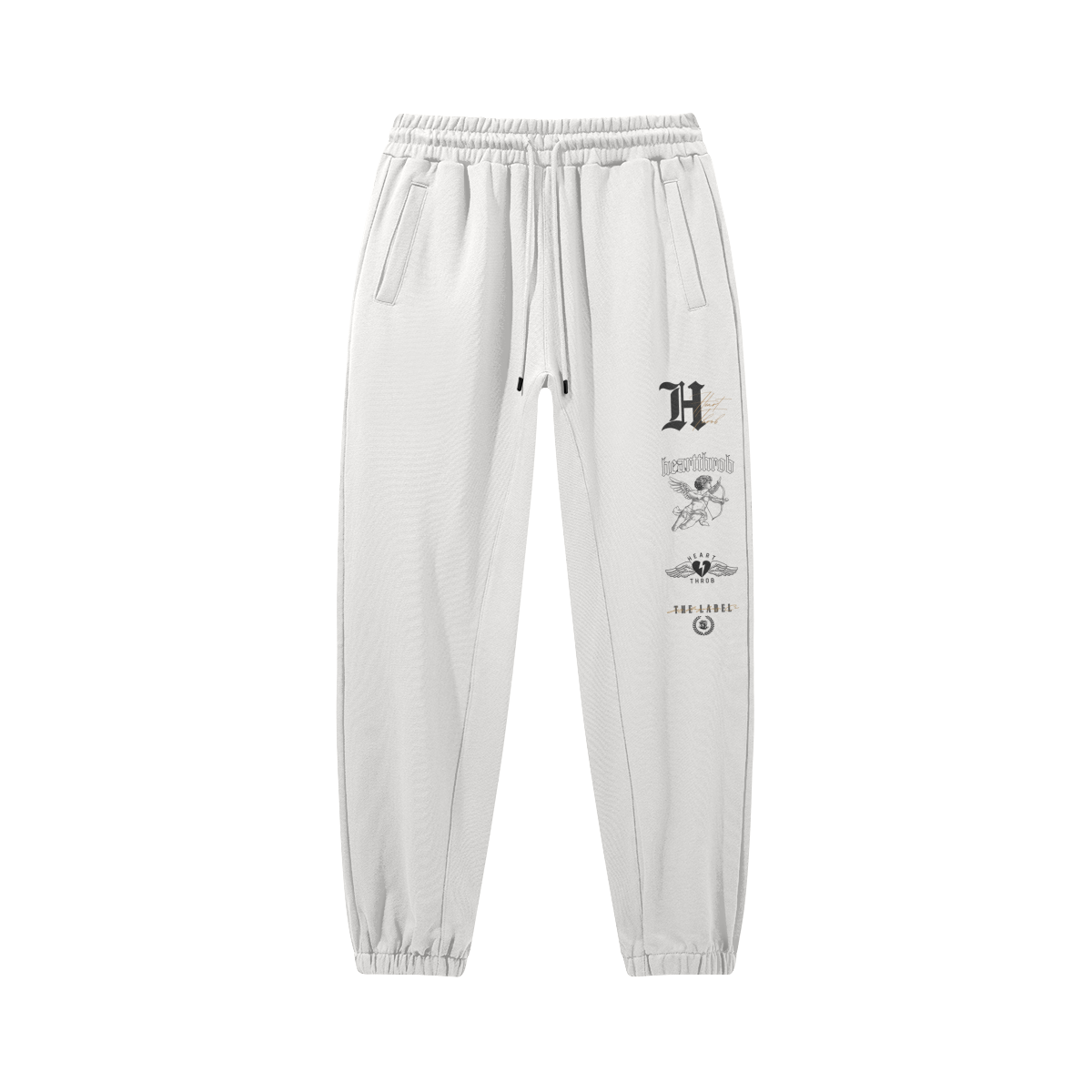 "Staple" Sweatpants (White)